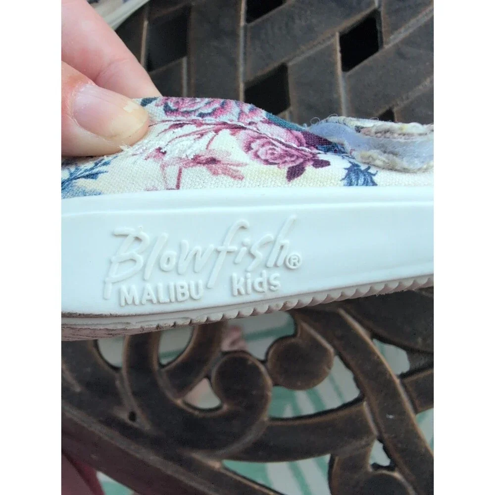 Blowfish Malibu Kids Toddler Size 9 Floral Velcroe Flats